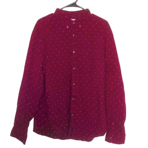 OLD NAVY Maroon Button Down Long Sleeve Shirt